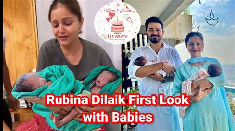 Rubina Dilaik Shares First Pics With Her New Born Baby Girl Youtube