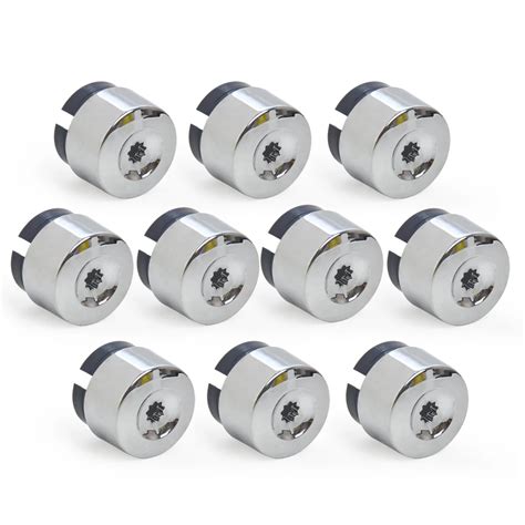 DWCX 7L6 601 173A 2ZZ 10 шт. хромированные колесные болты гайки крышки ...