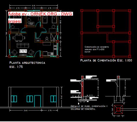 Y Resel Mimari Adobe Dwg Projesi Autocad Projeler Hot Sex Picture