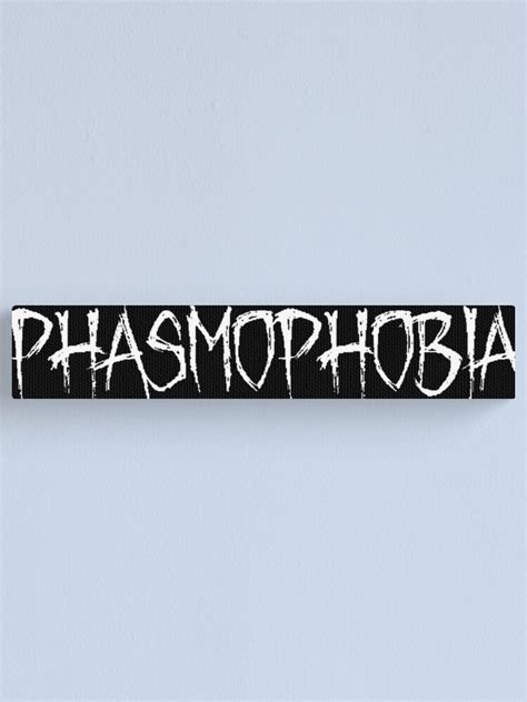 "Phasmophobia Game Logo" Canvas Printundefined by Nvaa | Redbubble