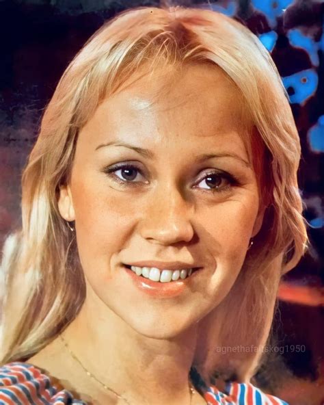 Abba Beautiful Women Blonde Singer Agneta F Ltskog Agnetha Se