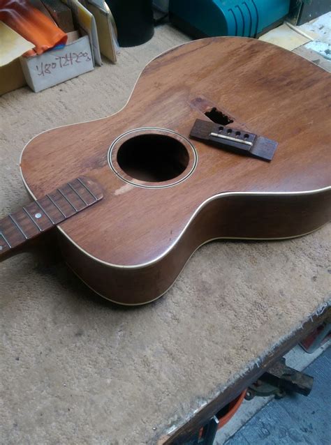 Gates Guitar Repair and Restoration: "The Gibson" Restoration of a 1920's Gibson tenor guitar.