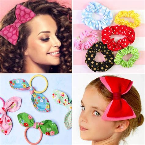 Diy Hair Ties Bow Hairbands Free Pattern Treasurie