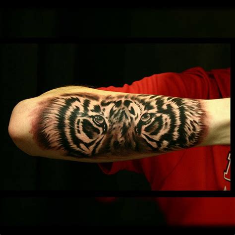 Tiger Forearm Tattoo