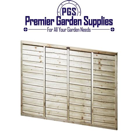 Premier Larch Lap Panels Waney Overlap Garden Fence Panel Ft X Ft