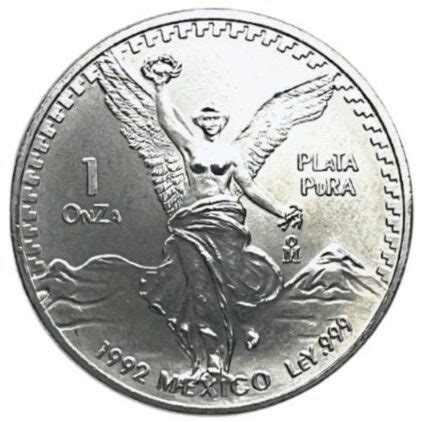 1992 1 oz Mexican Silver Libertad Coin - Hero Bullion