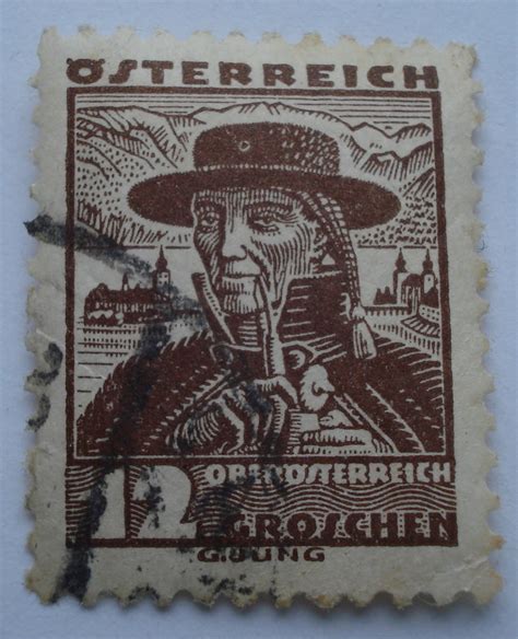 Groschen Farmer From Traun Upper Austria Misc Austria Stamp