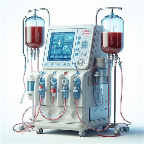 Premium Photo | Kidney Dialysis Machine on white background