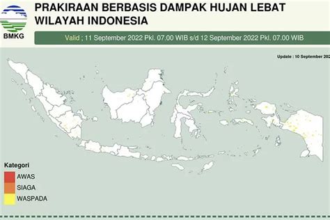 Waspada Bmkg Rilis Cuaca Hujan Ekstrem Di Hampir Seluruh Wilayah