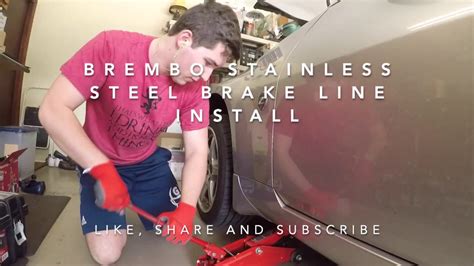 How To Install Stainless Steel Brake Lines Youtube