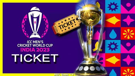 ICC Cricket World Cup Ticket Booking And Price In India 2023 YouTube