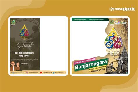 Twibbon Hari Jadi Kabupaten Banjarnegara Ke 452 Tahun 2023 Terbaru