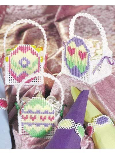 Quick Jelly Bean Baskets And Napkin Rings Plastic Canvas Crafts