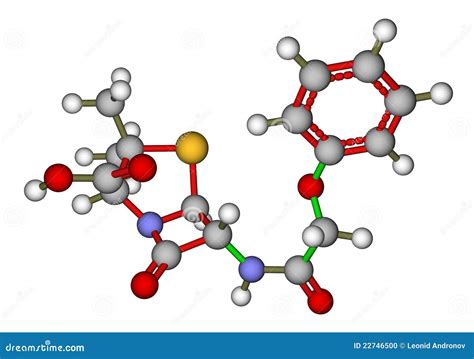 Phenoxymethylpenicillin, Chemical Structure And Skeletal Formula Of ...