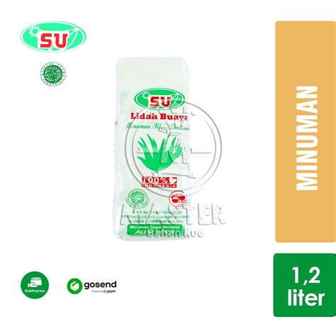 Jual Minuman Lidah Buaya SU Aloe Vera Drink 1 2 Liter KHUSUS INSTANT