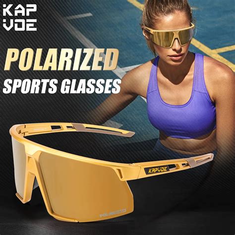 Kapvoe Ciclismo Culos Polarizados Sports Sunglasses Mountain Bike Culos