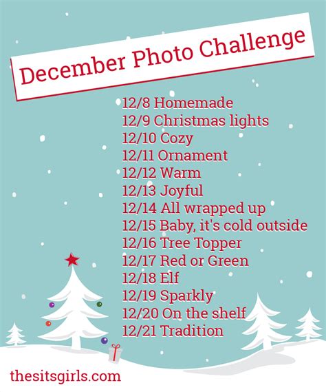 December Instagram Photo Challenge | The SITS Girls