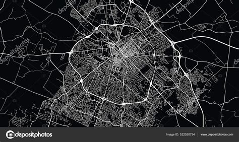 Urban vector city map of Lexington, Kentucky , United States of America ...