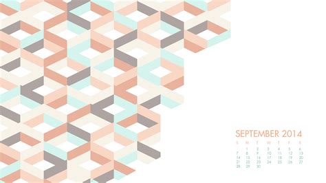 10 Well-Designed September Desktop Calendars to Download Now | StyleCaster