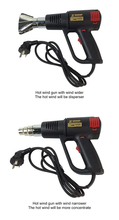 High Temperature Hot Air Gun For Thermal Contraction Pad Pasting Tube Bending And Tin Soldering