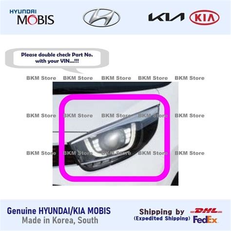 G Oem Genuine Projection Head Light Lamp Lh Fits Kia Picanto