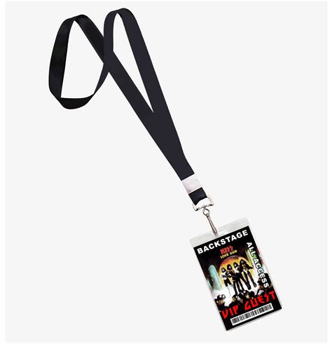 Kiss Backstage Pass Lanyard Id Concert Pass Etsy Uk