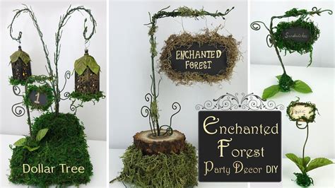 Enchanted Forest Party Decor Woodland Party Diy Dollar Tree Party