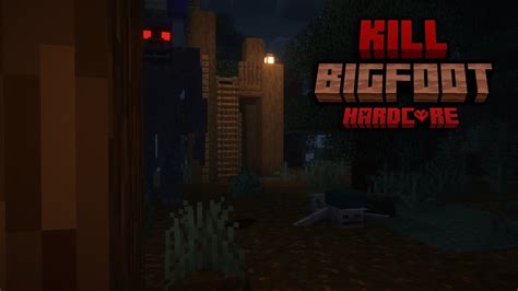 I Hunted Minecraft S Scariest Mod In Hardcore Bigfoot Youtube