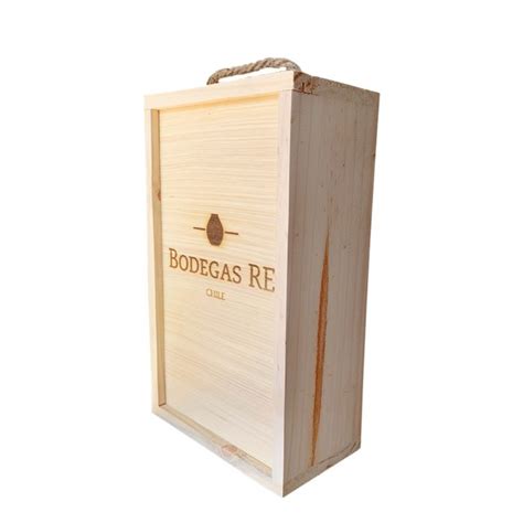 Caja Madera Re Botellas Bodegasre