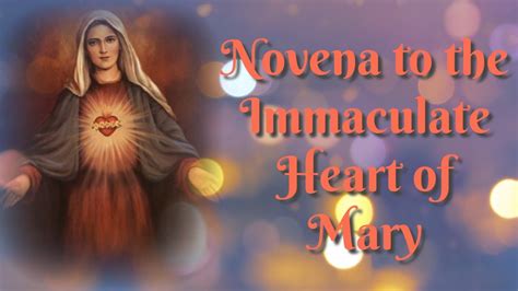 Novena To The Immaculate Heart Of Mary August Devotion Youtube