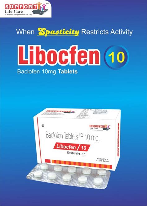 Baclofen 10 Mg Packaging Type Blister Pack Rs 10595 Strip Sanative