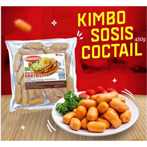 Jual Kimbo Sosis Mini Brawtwurst Cocktail Shopee Indonesia