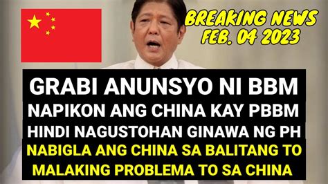 Away Away Na Babala Ng China Kay Pbbm Galit Ang China Sa Ginawa Ni