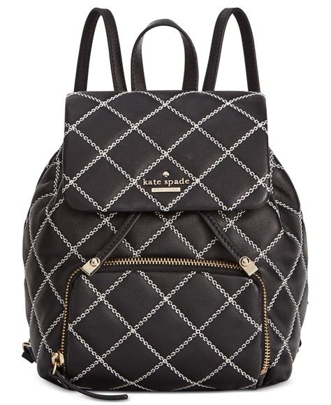 Kate Spade Emerson Place Jessa Mini Backpack In Black Blackcement Lyst