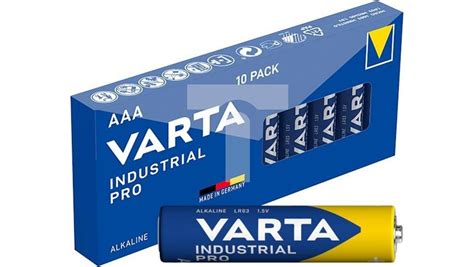 Bateria Alkaliczna Lr Aaa V Varta Industrial Pro Blister Szt