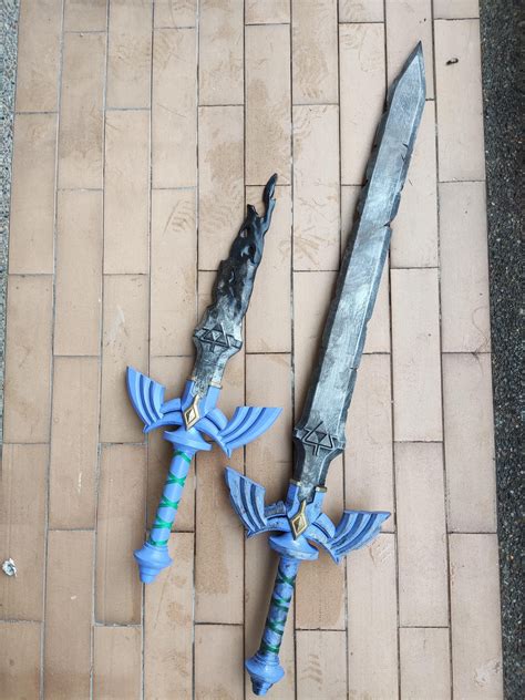 [ToTK] Made a Master Sword based on the ToTK trailers! : r/zelda