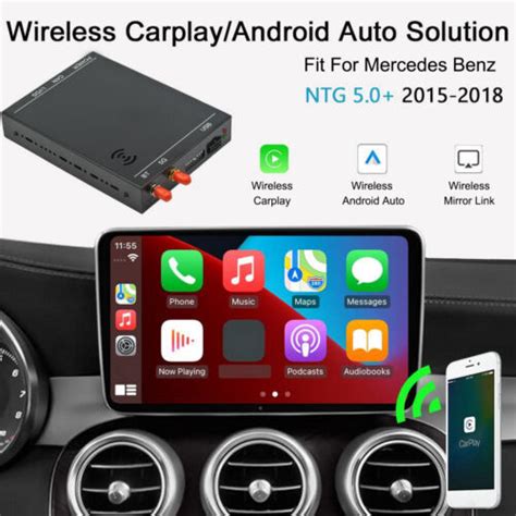 Wireless Carplay Decoder Box Android Auto Kit For Mercedes Benz