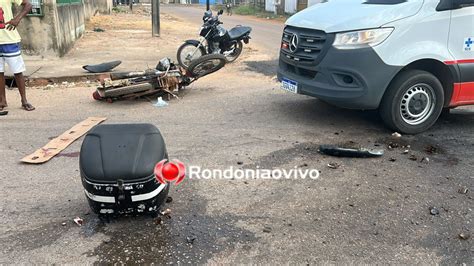 Cruzou De Uma Vez Motoboy De Delivery Sofre Grave Acidente Ao Invadir