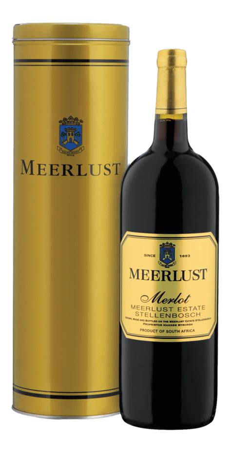 Meerlust Merlot In Tin 750ml Norman Goodfellows