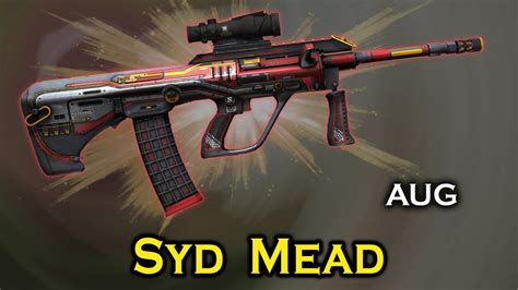 Syd Mead AUG StatTrak Stickers Skin Preview FN MW FT WW BS CS GO