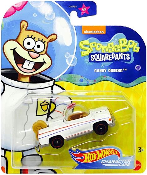 Hot Wheels Character Cars Sponge Bob Squarepants Sandy Cheeks Gmr Amazon Co Uk Toys