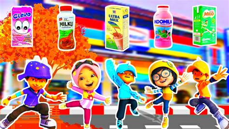 Boboiboy Hunting Jajan Di Indomaret Boboiboy Ying Dan Yaya Jajan Milo