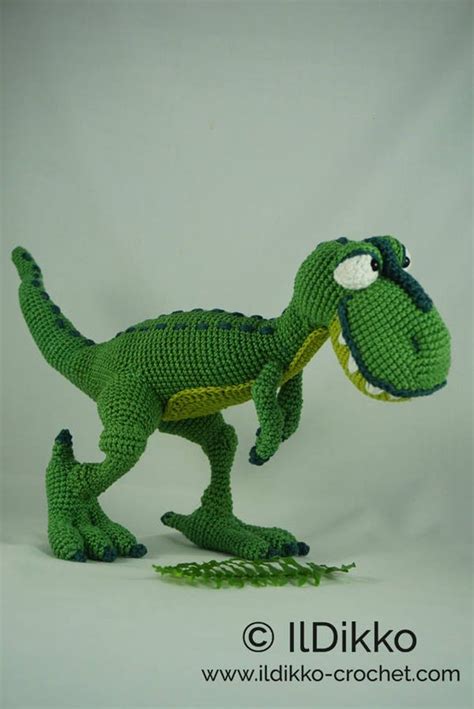 Amigurumi H Kel Muster T Mo Der T Rex Deutsche Anleitung Etsy De