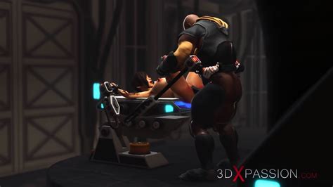 Sci Fi Hardcore And A Sexy Cuffed Hottie In The Lab