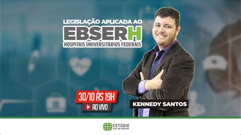 Aula gratuita de Legislação Aplicada ao EBSERH YouTube