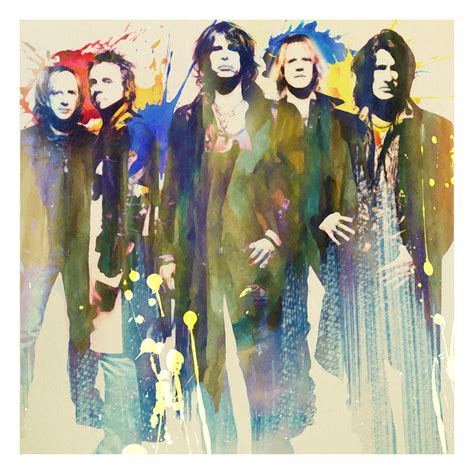 Aerosmith Painting By Manish Mansinh