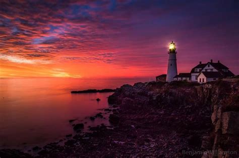 Portland Head Lighthouses Photography Portland Head Light Scenic