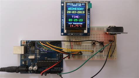 Arduino Clock With Ds And St Color Display