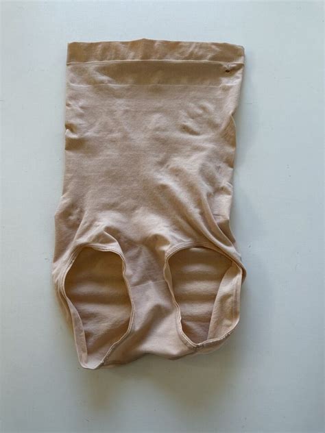 Nwd Spanx Women S Sz S Higher Power Panties Shaping Brief Nude Ebay