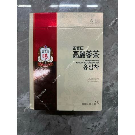 含稅10蝦幣 正官庄 高麗蔘茶 50入盒 台灣公司貨 蝦皮購物